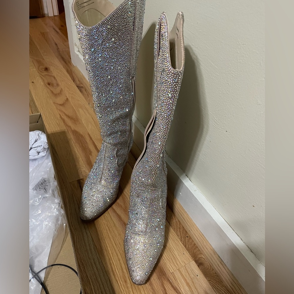 Free people Glitter Cowgirl Boots